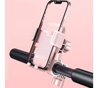 RemixAst 360 Degree Rotatable Phone Bracket for Motorcycle Navigation on Scooters (pink Handlebar)