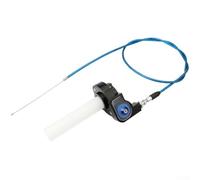 RemixAst Adjustable Throttle Cable Assembly for Off-Road Motorcycle & Beach Car - 1.2m Wire with Clear Engagement View & Alloy Parts(Blue)