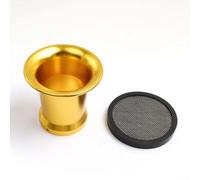 RemixAst Alloy Motorcycle Air Filter Housing 50mm Round Intake Guard for 24-30mm Carburetor Systems for ATV for Quad Dirt Bike Racing Sport Red(Gold)