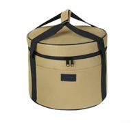 RemixAst Camping Cutlery Storage Bag with Comfortable Ergonomic Handle and Waterproof Design for Outdoor Use (Mud)