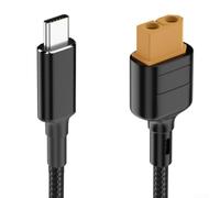 RemixAst High Speed USB C to USB C Cable 100W PD Charge for RC for Battery - Nylon Wire for Tool-kitrc M6D M7 M8S 100cm(50cm)