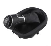RemixAst Manual Shift Knob with Leather for Touran 2003 2010 Perfectly Matches Factory Specifications (5 Speed)