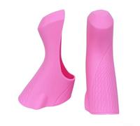 RemixAst Non Slip Silicone Gear Shift Covers for Bicycle Brake Levers, Compatible with 4700 105 5800 UT 6800 for Ultimate Control (Pink)