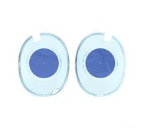 RemixAst Silicone Headphone Case for Sony WH-1000XM6 - Washable Sweatproof for TPU Shield Against Scratches Bumps for Sports Commute Transparent Grey Blue Pink(Blue)