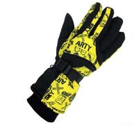 RemixAst Thick Warm Snow Gloves Men Waterproof Windproof with Non-Slip Palm for Skiing Running Motorcycle Riding Extreme Cold Weather Protection Size L(D)