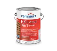 Remmers HK-Lasur 3-in-1 [Plus] Mahogany, Matte, 2.5 Litres, Wood Stain, Premium Outdoor Wood Stain, 3-fold Wood Protection with Impregnation + Primer + Stain