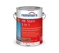 Remmers HK Stain Chestnut, 2,5 litres, Decorative, Solvent-Based Premium Wood Preservative Stain for Exterior use, 3-fold Wood Protection with Impregnation + Primer + Stain