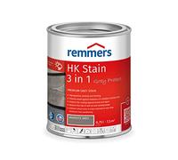 Remmers HK Stain Grey Protect graphite grey, 0,75 litre, premium wood preservative stain for exterior use, greying over natural grey tones, 3 wood protection products in one, moisture resistant
