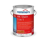 Remmers HK Stain Mahogany, 2,5 litres, Decorative, Solvent-Based Premium Wood Preservative Stain for Exterior use, 3-fold Wood Protection with Impregnation + Primer + Stain
