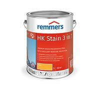 Remmers HK Stain Pine, 5 litres, Decorative, Solvent-Based Premium Wood Preservative Stain for Exterior use, 3-fold Wood Protection with Impregnation + Primer + Stain