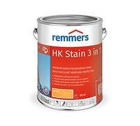 Remmers HK Stain Pine/Larch, 5 litres, Decorative, Solvent-Based Premium Wood Preservative Stain for Exterior use, 3-fold Wood Protection with Impregnation + Primer + Stain