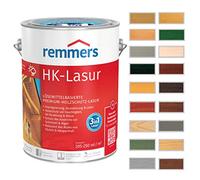 Remmers HK Stain salt green, 2,5 litres, decorative, solvent-based premium wood preservative stain for exterior use, 3-fold wood protection with impregnation + primer + stain