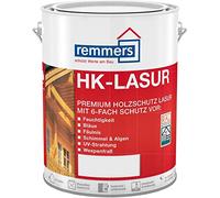 Remmers HK Stain White, 0,75 Litre, Decorative, Solvent-Based Premium Wood Preservative Stain for Exterior use, 3-fold Wood Protection with Impregnation + Primer + Stain