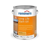 Remmers Long Life Stain UV Light Oak, 5 litres, Solvent-Based Wood UV Protection for Exterior use, high UV Protection Also for Light Shades and colourless UV+, Block-Resistant, Weather-Resistant