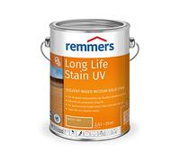 Remmers Long Life Stain UV Rustic Oak, 2,5 litres, Solvent-Based Wood UV Protection for Exterior use, high UV Protection Also for Light Shades and colourless UV+, Block-Resistant, Weather-Resistant