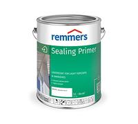 Remmers Sealing Primer White (RAL 9016), 5 litres, Water-Based Barrier Primer, Acts Against Wood Ingredients, Prevents Yellow discolouration, Breathable