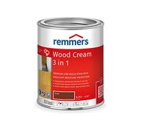 Remmers Wood Cream Teak, 0,75 Litre, Professional Wood Protection in Cream Form, Decorative Premium Wood Stain for Exterior use, 3-fold Wood Protection with Impregnation + Primer + Stain