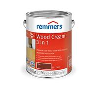 Remmers Wood Cream Teak, 5 litres, Professional Wood Protection in Cream Form, Decorative Premium Wood Stain for Exterior use, 3-fold Wood Protection with Impregnation + Primer + Stain