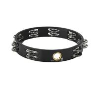 Remo 10 2-Row Headless Tambourine Black