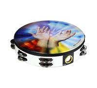 Remo 10 Double Row Pre-Tuned Tambourine Sharing Hands