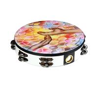 Remo 10 Double Row Pre-Tuned Tambourine Uplifted Hands