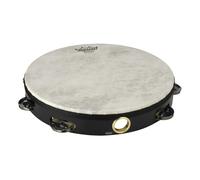 Remo 10 Single Row Pre-Tuned High Pitched Tambourine Black