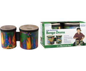 Remo 5"/6" Kids Bongo Set-Rainforest