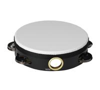 Remo 6 Single Row Pre-Tuned Medium/High Pitched Tambourine Black