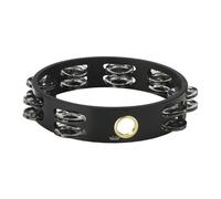 Remo 8 2-Row Headless Tambourine Black