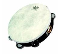 Remo 8" Pretuned Tambourine with Single Row of Jingles, Plain Head