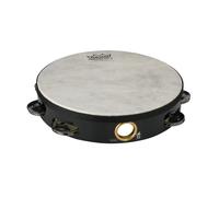 Remo 8 Single Row Pre-Tuned High Pitched Tambourine Black
