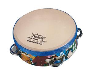 REMO 834045 6.5 x 1.75-Inch Rhythm Club Tambourine