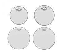Remo Ambassador Coated Tom Pack - 10 12 14" Heads + Free 14 Ambassador