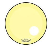 Remo Colortone Powerstroke 3 P3-1322-CT-YEOH Drum Head Clear Ported 22 Inches Yellow