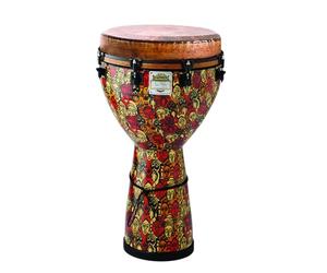 REMO Djembe, MONDO(TM), Key-Tuned, 12" x 24", SKYNDEEP® FIBERSKYN®, Contour Tuning Brackets, Multi-Mask Finish