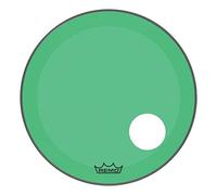Remo Drumhead Colortone Powerstroke 3 Clear Green - Pre-cut 5" Port - 20″ - P3-1320-CT-GNOH