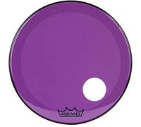 Remo Drumhead Colortone Powerstroke 3 Clear Purple - Pre-cut 5" Port - 26″ - P3-1326-CT-PUOH