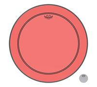 Remo Drumhead Colortone Powerstroke 3 Clear Red - 18″ - P3-1318-CT-RD