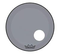 Remo Drumhead Colortone Powerstroke 3 Clear Smoke - Pre-cut 5" Port - 24″ - P3-1324-CT-SMOH