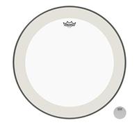 Remo drumhead Powerstroke 4 Clear Bass Drum - With impact patch - 20″ - P4-1320-C2