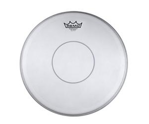 Remo drumhead Powerstroke 77 - White coated with 7-mil damper ring and 5-mil clear dot - 10" - P7-0110-C2