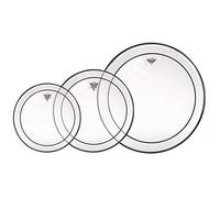Remo Drumhead Set Pinstripe, clear, Fusion: 10",12",14"
