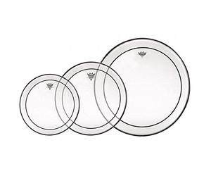 Remo Drumhead Set Pinstripe, clear, Fusion: 10",12",14"