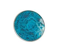 Remo DX-Series Skyndeep Clear Tone Doumbek Darbuka Drumhead - Turquoise Mist Graphic, 8.75"