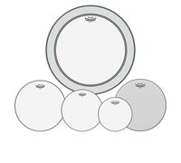 Remo Emperor Clear Complete Pack - 10 12 14" Heads w/20 P3 + Free 14 Ambassador
