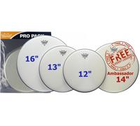 REMO Drum Heads Emperor Coated Rock Pack 12" 13" 16"