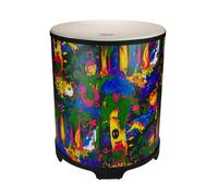 Remo KD-0608-01 Kids Percussion Djembe 8" x 14" Rain Forest Design