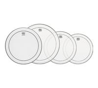 Remo Pinstripe Tom Pack - 10 12 14" Heads + Free 14 Ambassador