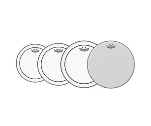 Remo Pinstripe Tom Pack - 10 12 14" Heads + Free 14 Ambassador