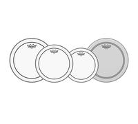 Remo Pinstripe Tom Pack - 10 12 14" Heads + Free 14 Powerstroke 3